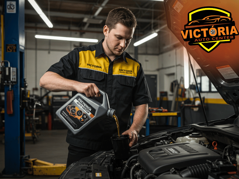 Mecânico realizando revisão completa em um veículo